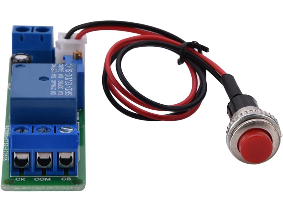 Módulo Temporizador Ajustável De 12v Para Controle Preciso Com Função