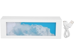 Luz Noturna Céu Azul Recarregável Via USB Com Soft Glow E