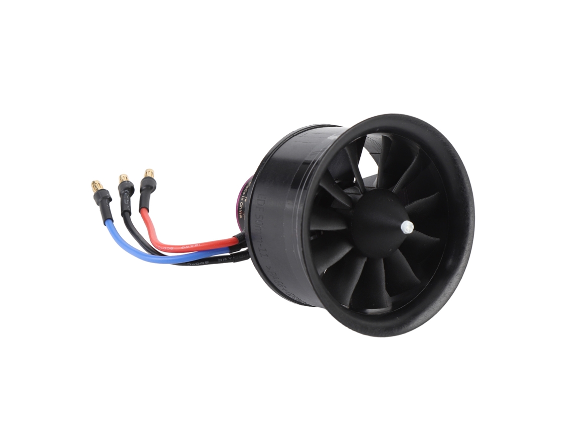 Mali ventilador Ductado Eléctrico Edf 50mm 11 Lâminas para Avião Rc Bateria Recomendada 5s 1800mah 35c