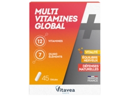 Multivitaminas Globais 45 Cápsulas VITAVEA