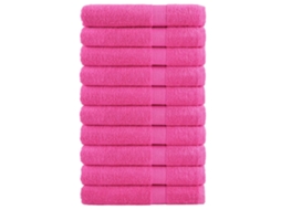 Towel, Towels Vidaxl Cor-de-rosa Algodão (100 X 200 Cm)