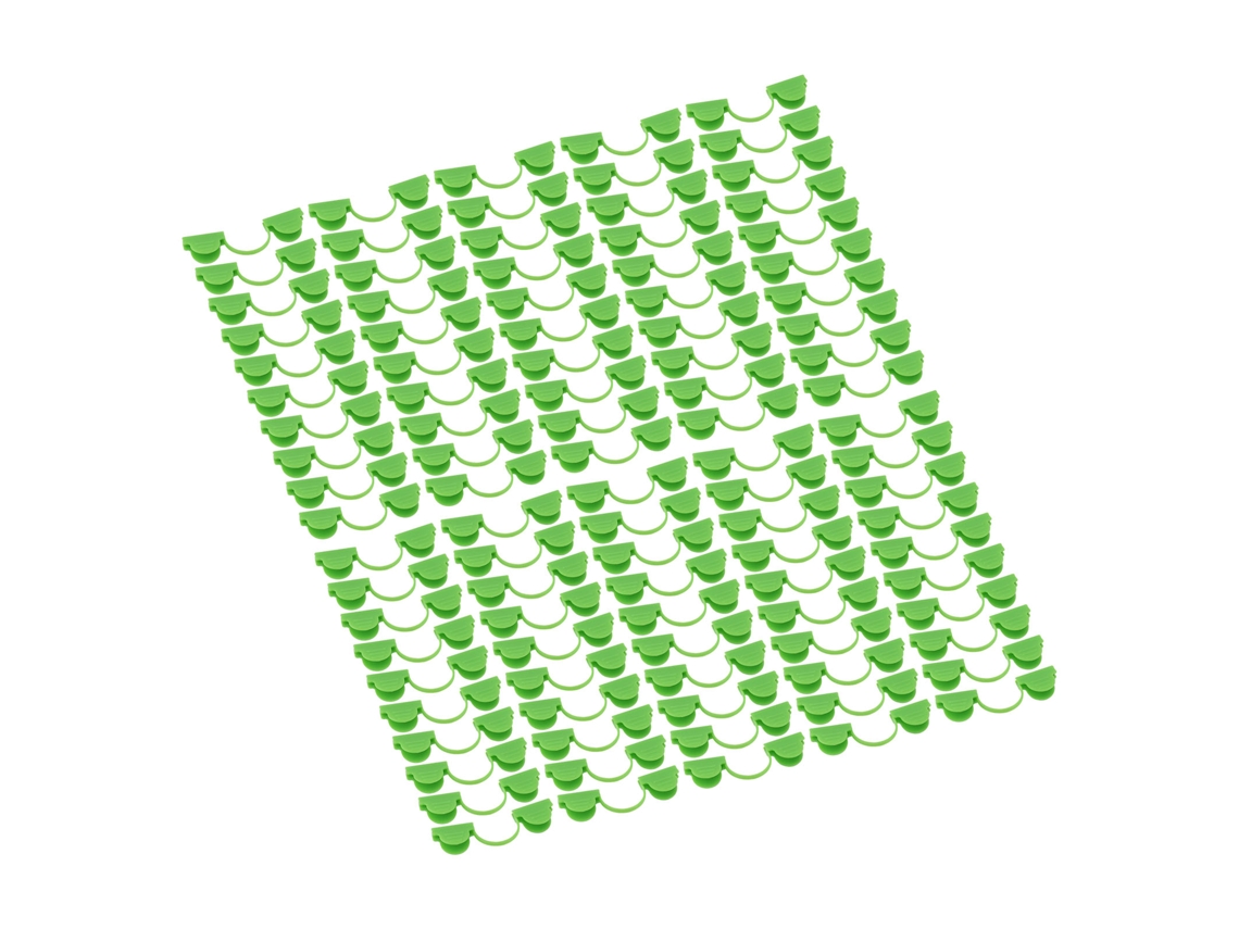 100pcs Clamp De Plástico De Duas Cabeças Para Arco De Estufa 5mm