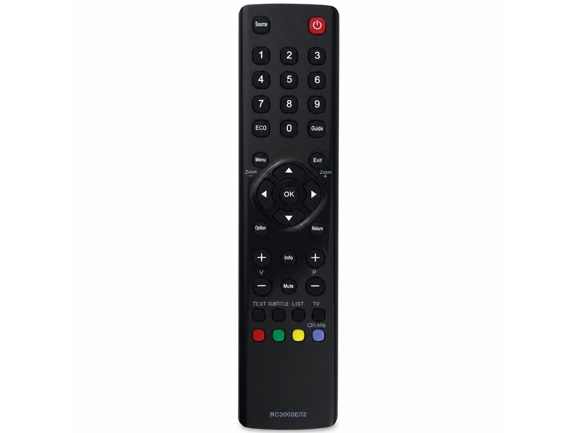 Comando À Distância Para Tv Compatível Com Tcl Rc3000e02