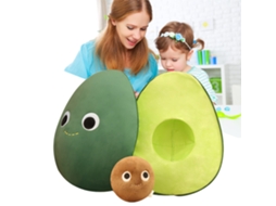 Primerox brinquedo de Pelúcia de Abacate Travesseiro Macio 35cm Presente Amado Fruta Stuffed Pillow