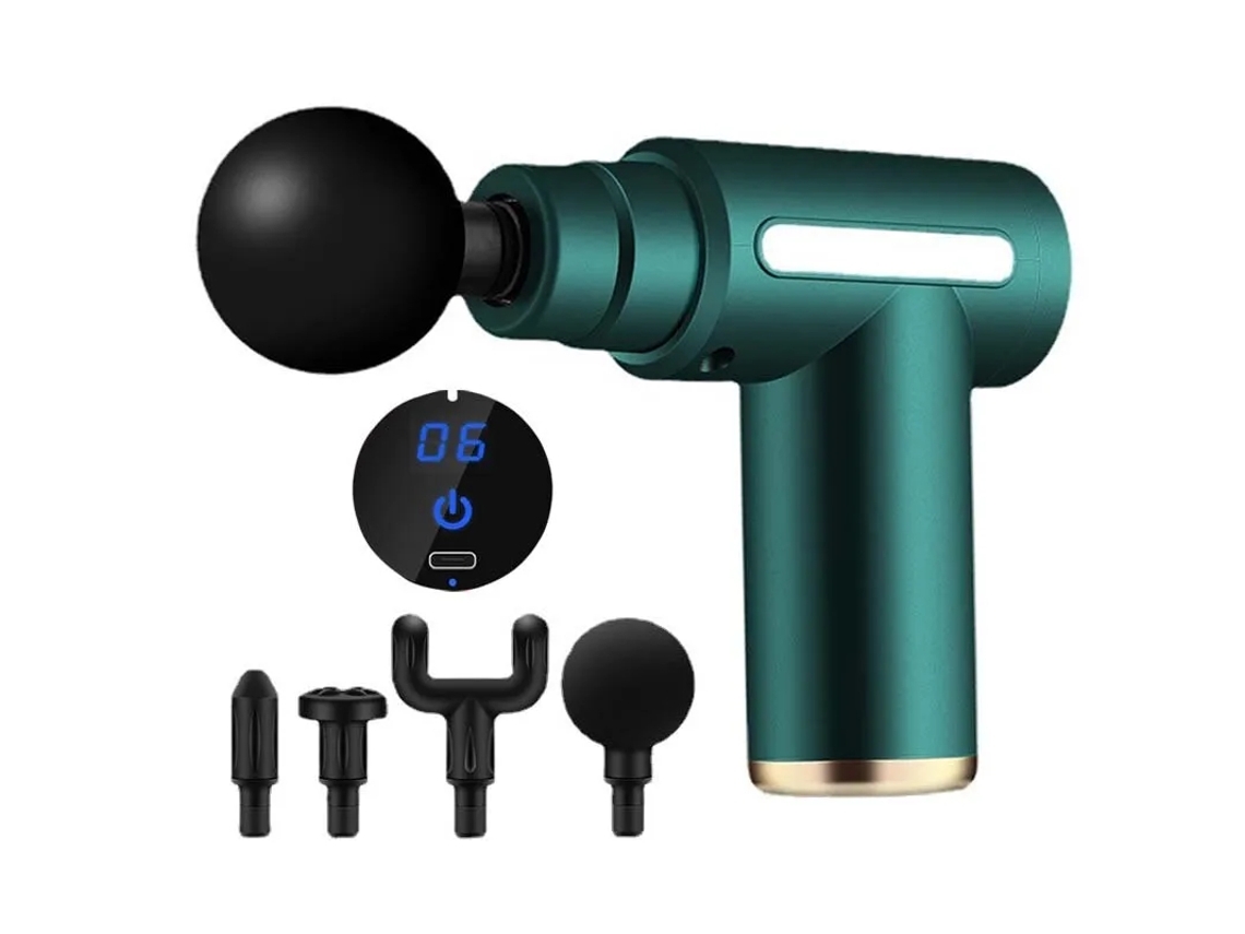 Massageador Elétrico Relaxante Muscular (verde), Abs, Alimentação Cc