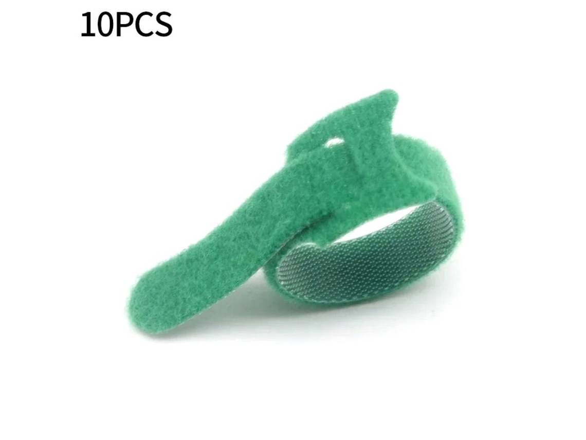 10 Unidades de Fita Adesiva Nylon para Amarrar Plantas AQUAFORGE