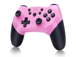 Comando para Nintendo Switch Pro Bluetooth Sem Fios (branco vermelho)