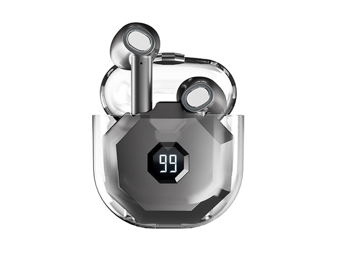 Auriculares Bluetooth True Wireless ENZONS  Emparelhamento Automático 5.1 6 Horas de Reprodução Microfone Embutido para Chamadas Viva-Voz