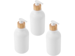 De 3 Dispensadores De Sabonete Nuobesty Para Shampoo E Gel, 500ml, Tapete Pet