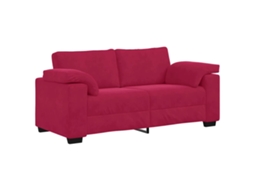 Sofá luvas 180x77x82 Cm Veludo Vermelho Tinto MAISON EXCLUSIVE