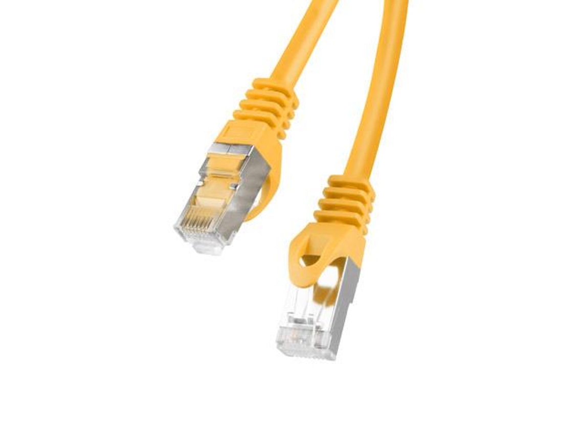 Cabo de Conexão LANBERG 2m Ftp Cat6 para Monitor, Tv e Computador.