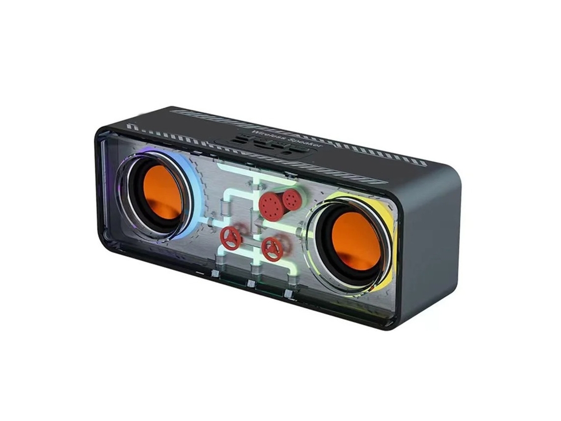 Alto Falante Portátil, Alto Falantes Externos De 10 W Com Luz Led Colorida, Alto Falante De Som Estéreo Para Festa, Home Theater, Game Theat Yizhood