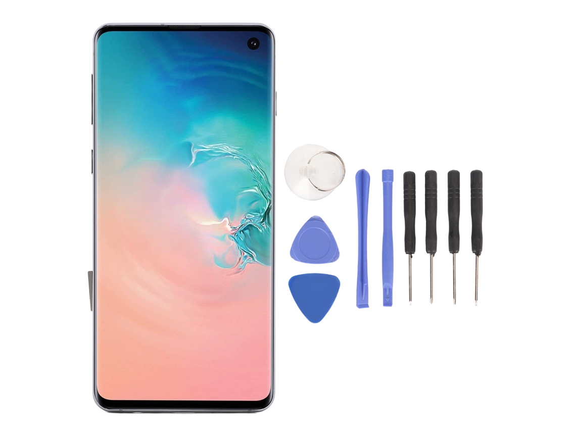 Tela de Exibição para Samsung S10 EOOCOO com moldura e substituição