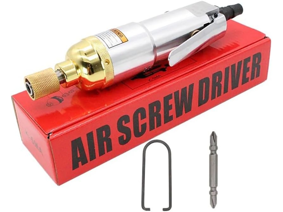 Parafusadeira pneumática com cabo reto, 5 6 mm, 8000 rpm, 80 N.m, ferramenta para reparo e aço | S/MARCA