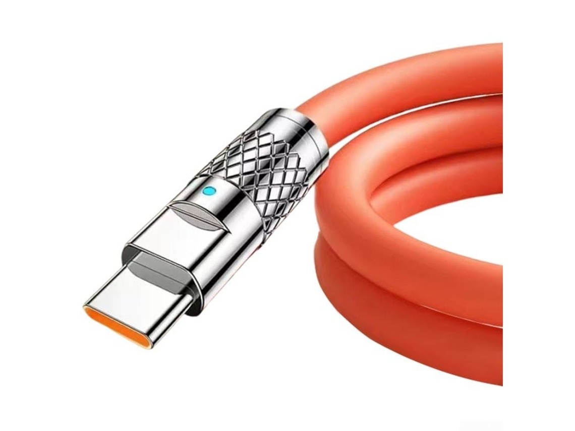 Cabo Usb-c Para Usb Com Carregamento Rápido De 120 W E Flexibilidade Em