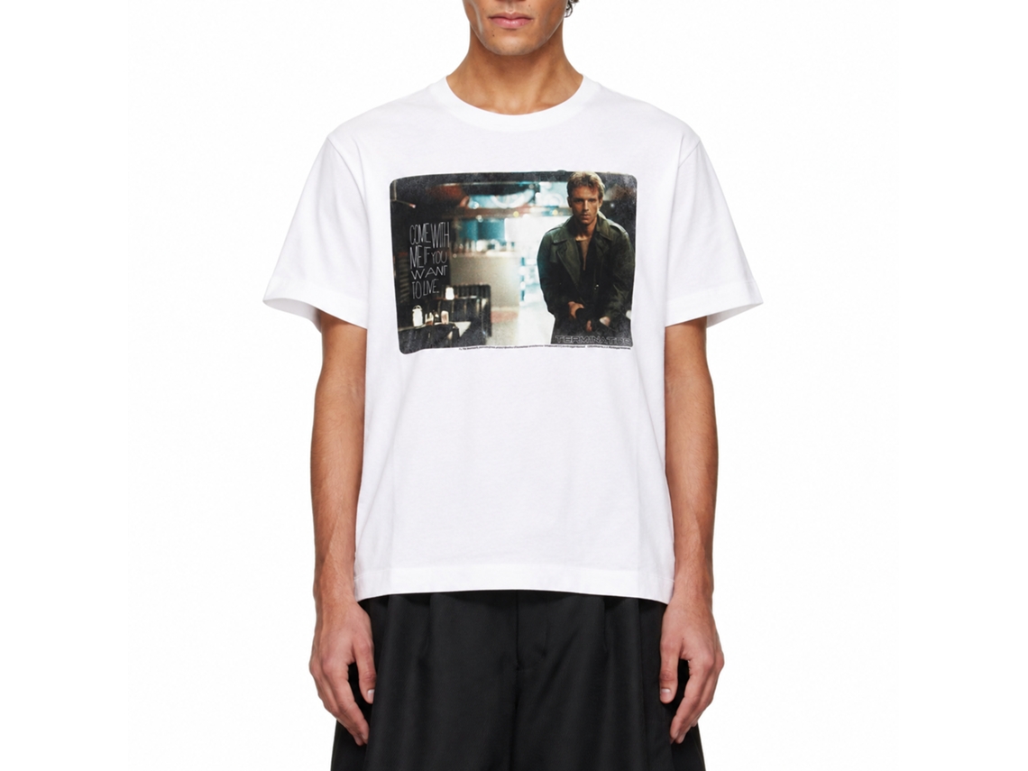 Rockinstone Terminator Kyle White Adult T-shirt Size:xxl