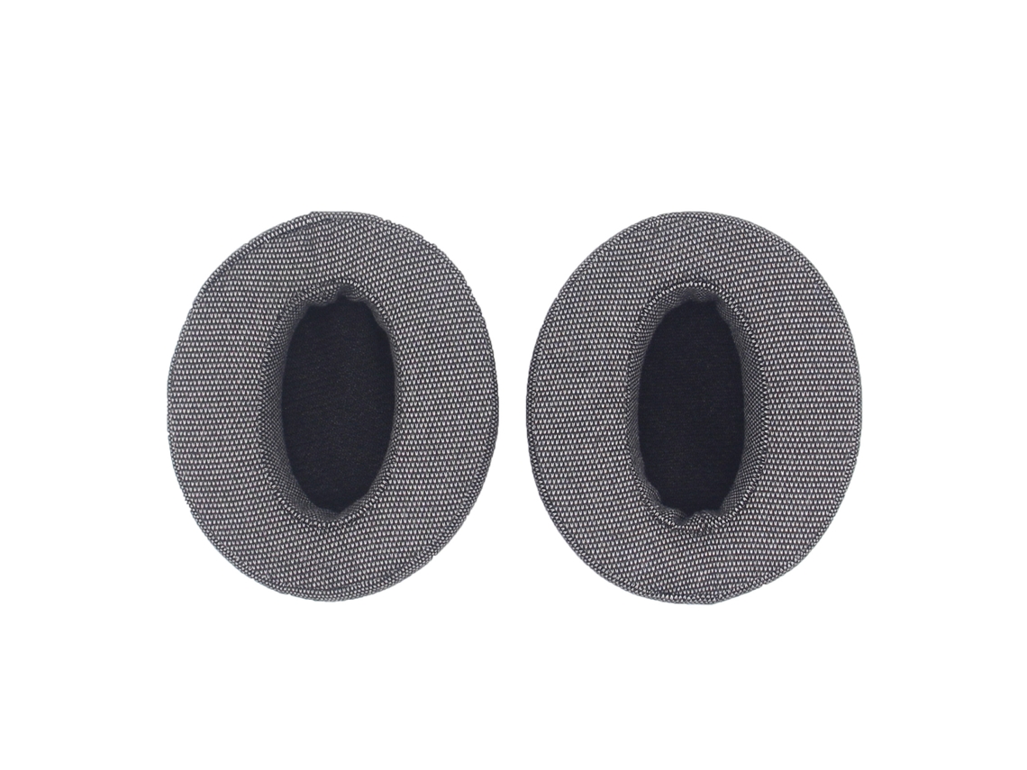 Almofada Para Sennheiser Hd4.30 De Orelhas De Espuma Macia Cinza Linho