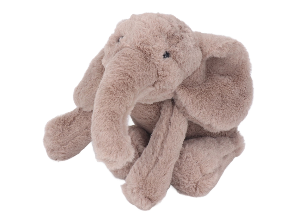 Peluche De Elefante Bonito Suave Almohada De Algodón Pp Para Regalo Sala Dormitorio Gris