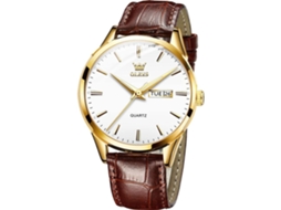 Lurelia Relógio Masculino, Movimento De Quartzo, Data/calendário, Luminoso, 9 Mm, 0,35 Polegadas, 38 Mm, 1,49 Polegadas, 8,66 Polegadas, 20 Mm, Couro