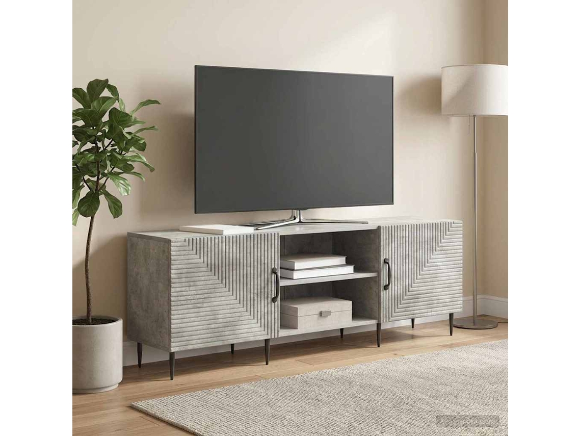 Vidaxl Gabinete Para Tv 150 X 31 X 50 Cm Cinzento Cimento