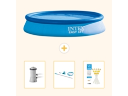 Intex Piscina Easy Set Redonda - 366x76 Cm - 4-peças Scb82