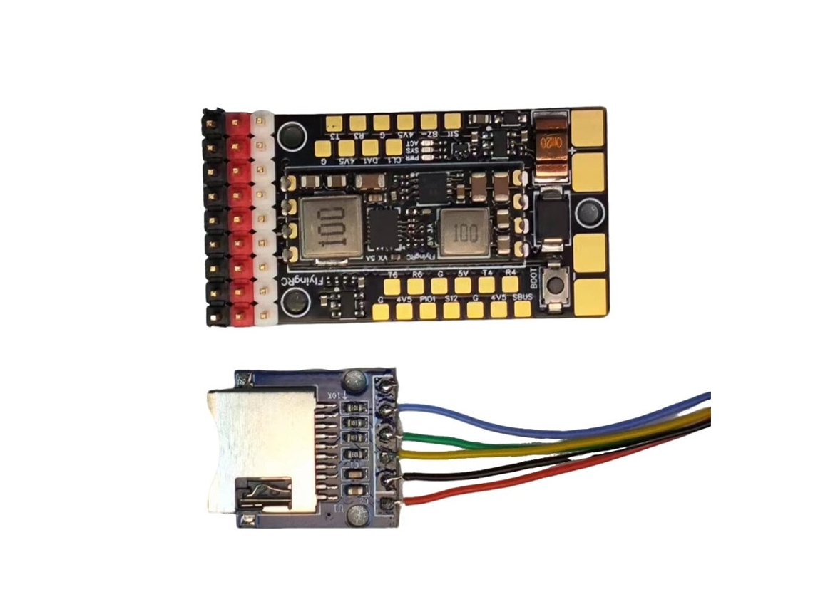 Conectores Pinos Não Soldados Versão Avançada Controlador Voo Flyingrc F4wse Pro para Asa Fixa Compatível Ap Inav 12 Canais Pwm Fpv MDUG