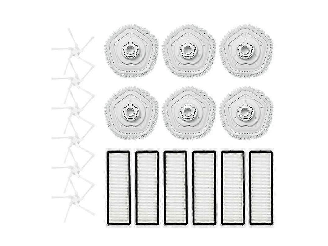 Para Bot W10 W10pro Limpeza Robô Aspirador De Pó Peças De Reposição Acessórios Filtro Hepa Escova Lateral Mop (