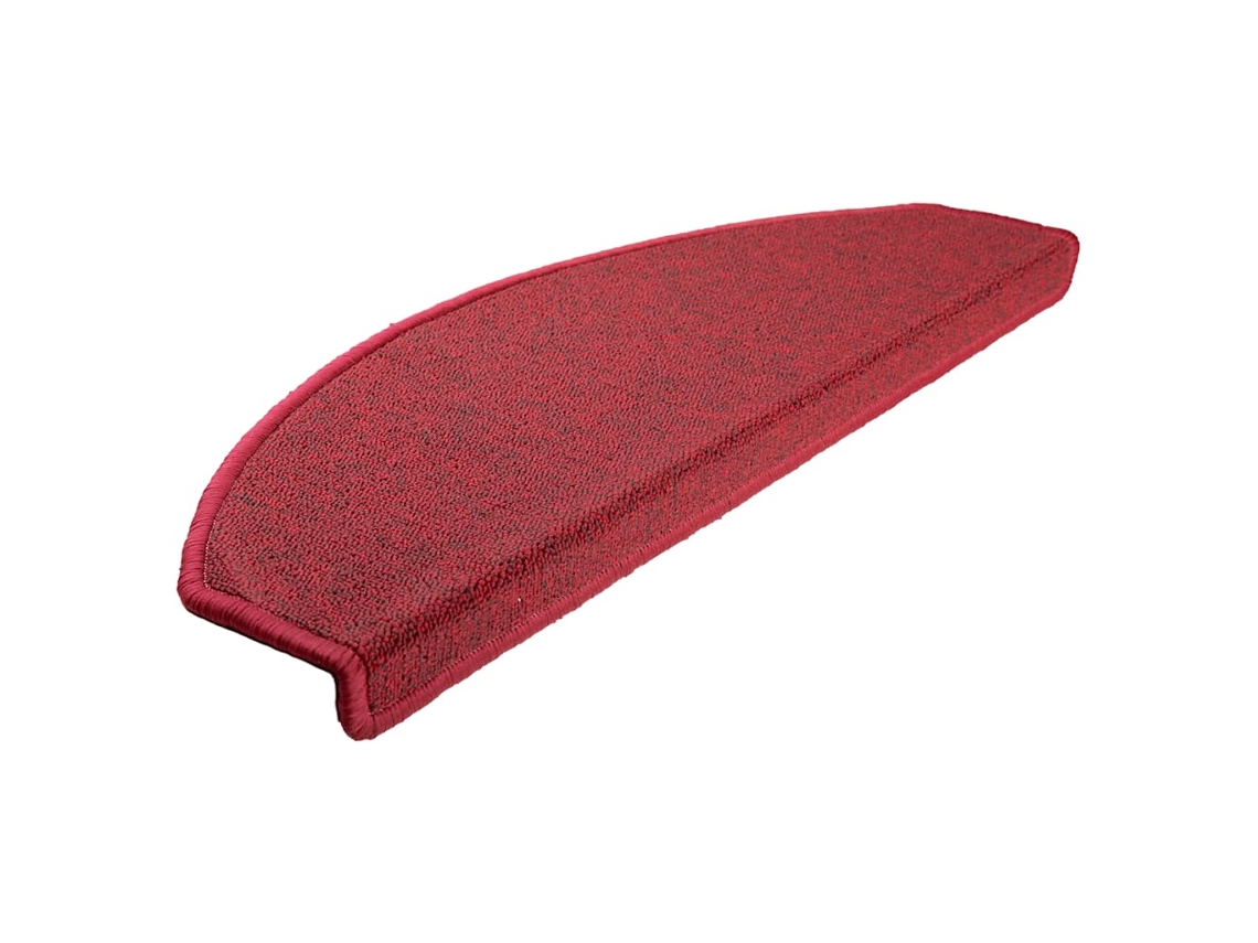 Tapetes de Escada 30 Peças 65x24x4cm Vermelhos Meio Redondo Grande MAISON EXCLUSIVE