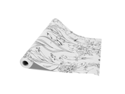 Papel de Parede Autoadesivo para Paredes, Filme Adesivo Branco com Estampa Floral Botânica, Impermeável, Móveis, Quarto, Cozinha, Escritório e