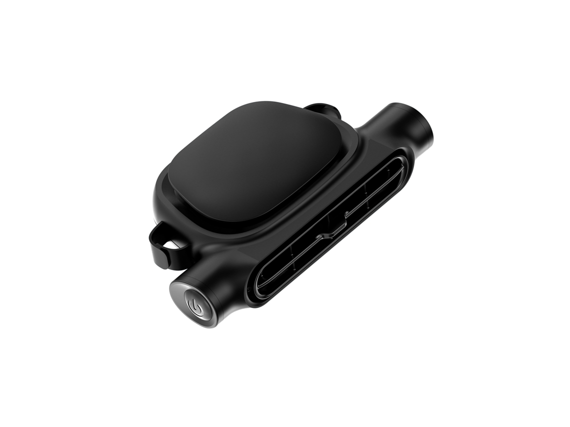 Ventilador Portátil Ksix Airgo Para Encosto De Cabeça De Automóvel, 3 Velocidades, Usb-c, Velocidade Do Ar 7,2 M/s, 3.321 Rpm, Preto