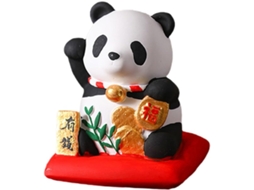 Difusor Anneome, Em Gesso, Com Design De Panda, Pedra Aromática Única E Funcional, Difusão Passiva Para Carro E Casa