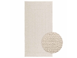Vidaxl Tapete Zizur Creme 80x150cm Aspeto De Juta Interior E Exterior