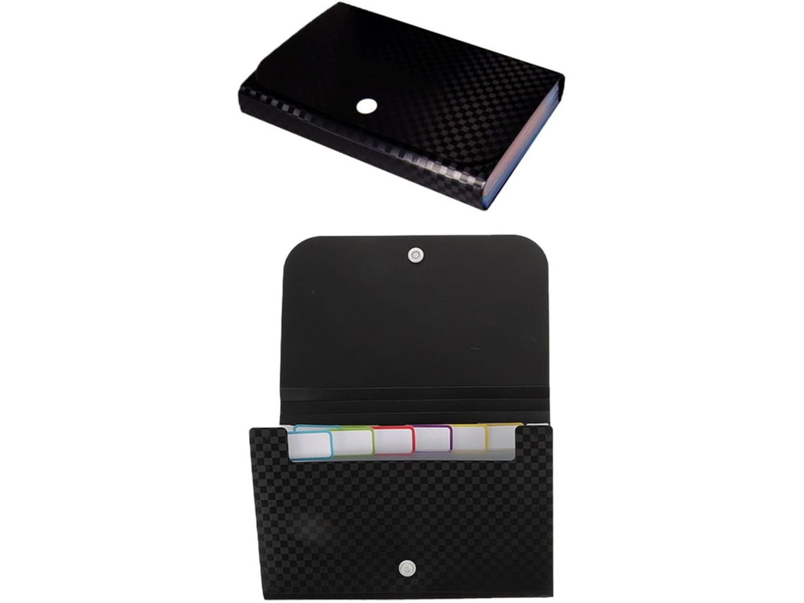 Gadpiparty Conjunto De 2-pastas Tipo Carteira Para Documentos, Bolsa Pequena Para Pastas E Moedas, Ideal Para Organizar