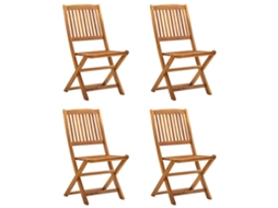 Folding Chair, Folding Chairs Vidaxl Marrom Madeira (n/a)