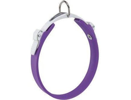 Coleira para Cães  Ergoflex (Roxo - 34-42 x 2.2 cm - Borracha)