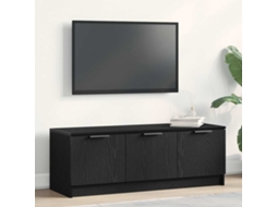 Vidaxl Gabinete Para Tv Carvalho Preto 102 X 35 X 36,5 Cm