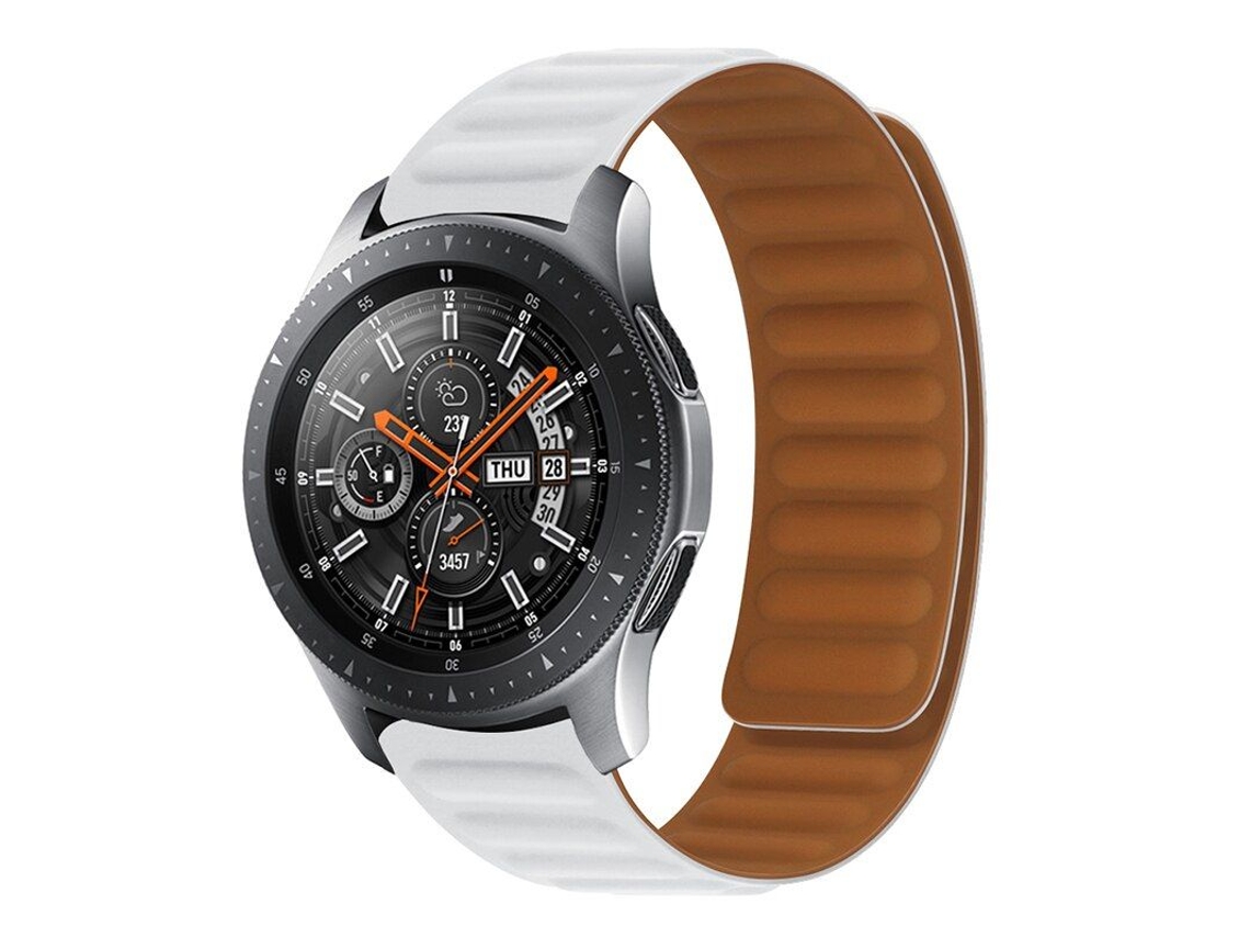 Bracelete de Elos Magnéticos para Haylou Solar Plus RT3 Branco
