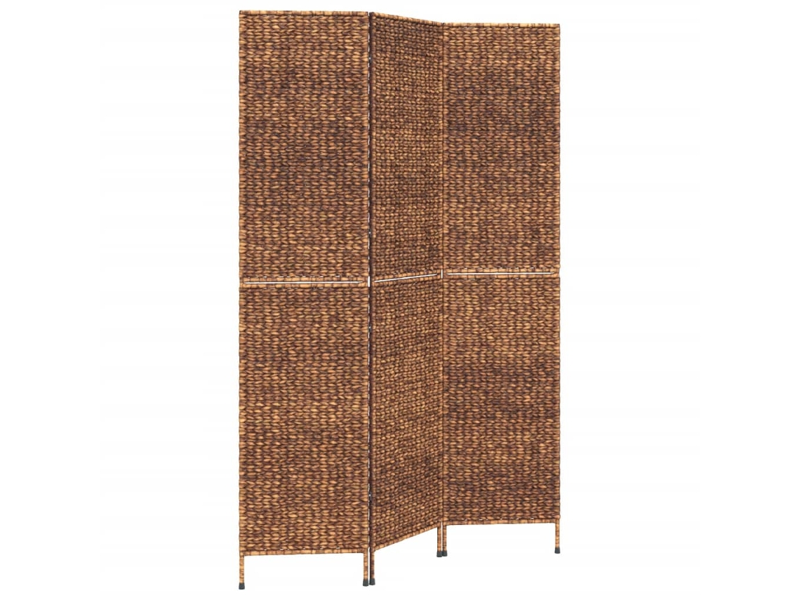 Biombo VIDAXL Marrom Jacinto de água (122 x 180 cm)