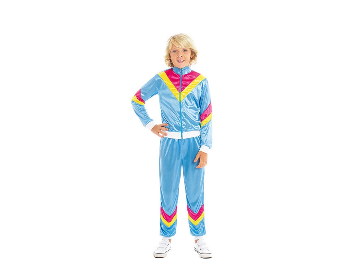 Fato de Menino PARTILANDIA Treino Azul dos Anos 80 (Tam.: 7-9 anos)