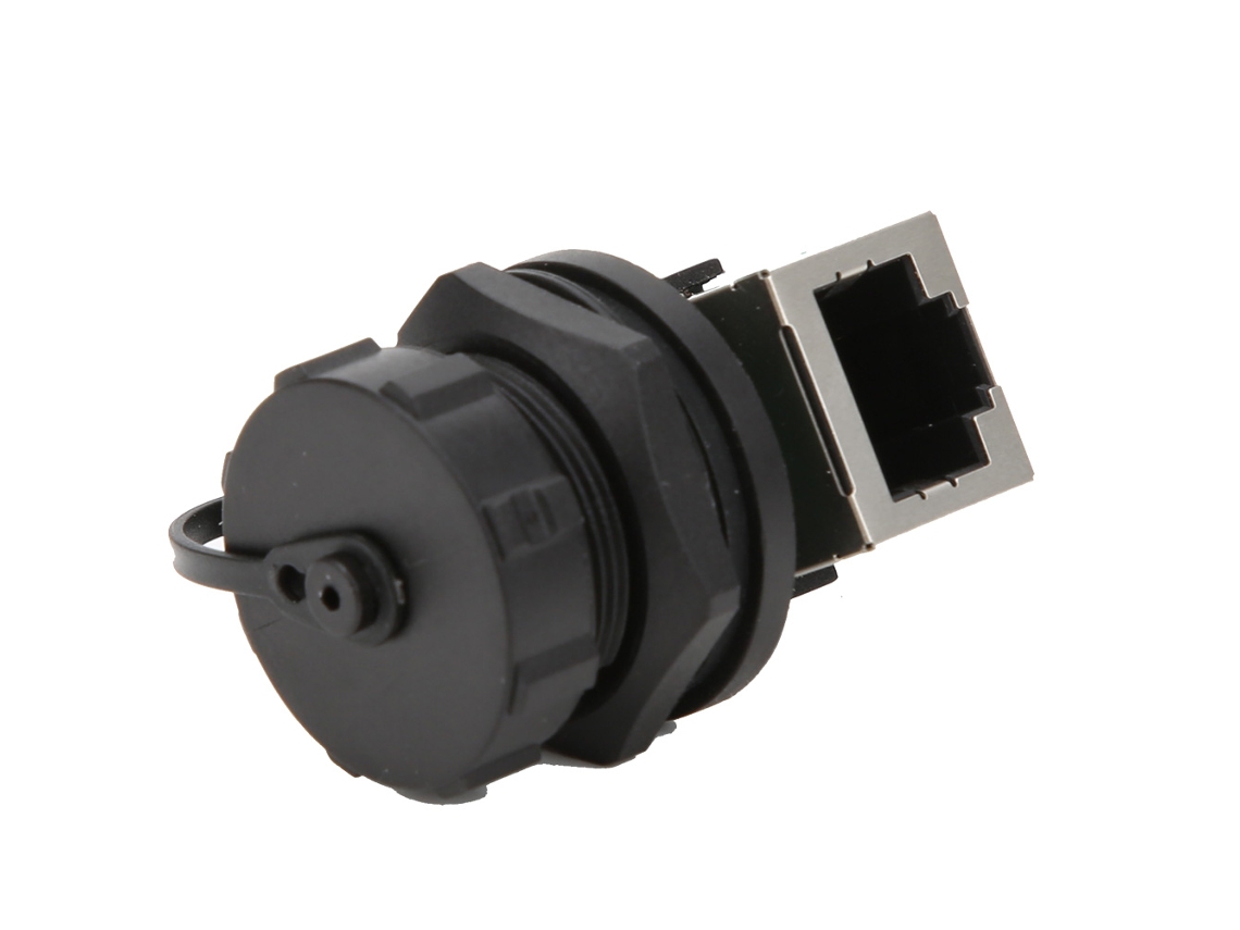 Laxiscreed Adaptador Rj45 90° À Prova De Água Para Uso Exteriores