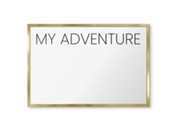 Magnetic Board My Adventure For The Living Room Espelharte (60x40 Cm)