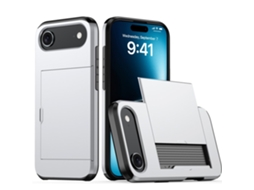 Capa Amorus Para Iphone Air Com Suporte Deslizante Para Cartão E Parte Traseira Em Pc Tpu.