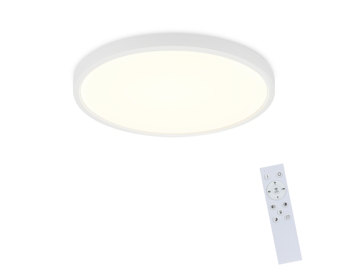 Nettlife Conduziu A Luz De Teto 28 Cm 30 W Redonda Ip44 Lâmpada Regulável Do Quarto Para Porão Lâmpada Do Corredor Do Casa De Banho Com Controlo