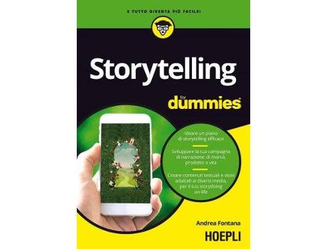 Livro Storytelling For Dummies de Andrea Fontana (Italiano)