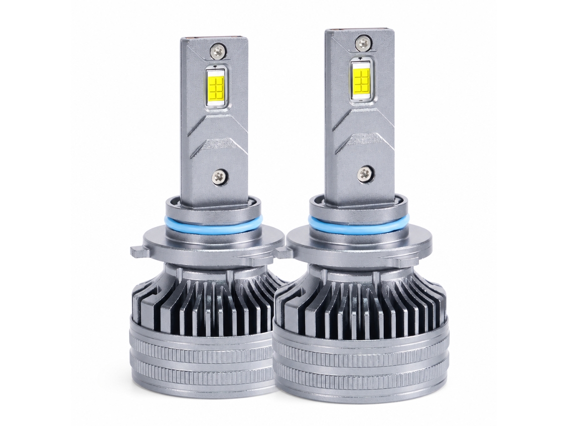 Lâmpada Led Para Farol De Carro 9006/hb4, Luz Branca, 130 W, Prateada, Redsea