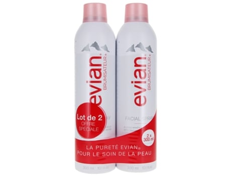 EVIAN Nebulizador Facial Lote de 2 X 300 Ml