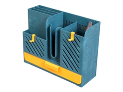 Suporte de Parede para Utensílios de Cozinha Azul S/MARCA