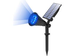 Luminária solar externa Brilvibera, holofote solar, à prova d'água IP65, sem fio