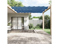 Vidaxl Toldo Vertical 140x800 Cm Tecido Oxford Azul
