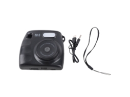 Câmera Digital Portátil Para Estudantes 48mp Lente Dual 1080p Tela Ips 2.0 Polegadas Com Luz De Preenchimento Led Preto